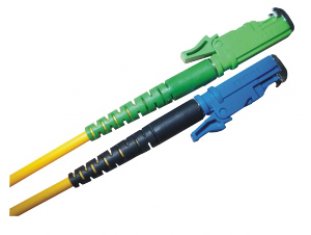 LSZH 3.0mm cable diameter Single-mode low insertion loss E2000 Fiber Optic Patch Cord