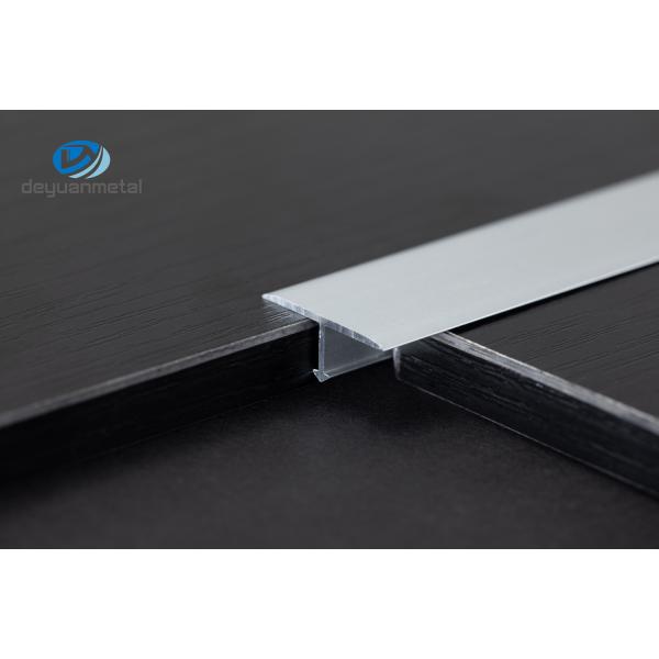 Electrophoresis T8 Aluminum T Profiles 3.5mm Height For Kitchen Tile