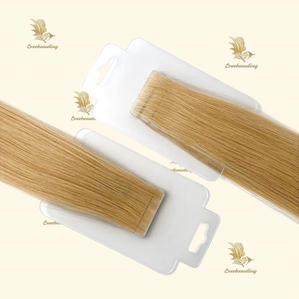 Customization Pre-Bonded Style Blonde Russian Hair Remy Tape in Extensions Human Hair