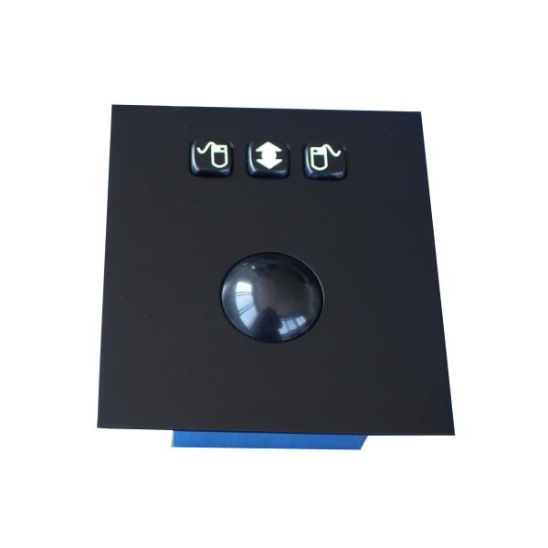 IP65 Vandal proof Top panel black stainless steel waterproof stainless steel optical trackball
