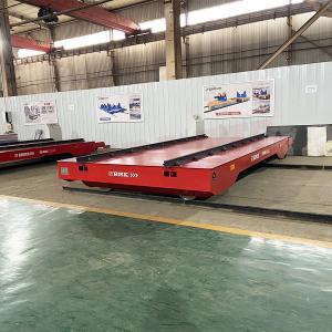 China Manufacture Plant Rail Transfer Cart 25 Tons Motorized Rail Cart on sale