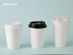  Custom Printed Hot Double Wall Biodegradable Coffee Disposable Paper Cups Manufactures