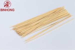  Length 12cm Round Natural Bamboo Barbeque Skewers Manufactures