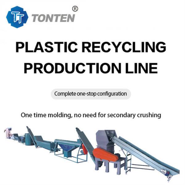 PET Bottle Recycling Cleaning Line Plastic Crushing Recycling Equipment