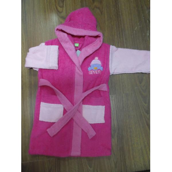 soft cotton fabric hooded girl Bath Robes