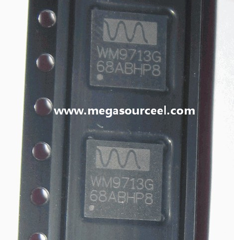 WM9713LGEFL - Wolfson Microelectronics plc - AC 97 AUDIO TOUCHPANEL CODEC