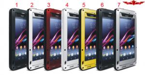  100% Authentic Aluminum Dirtproof/Shockproof/Waterproof Case For SONY Xperia Z1 Manufactures