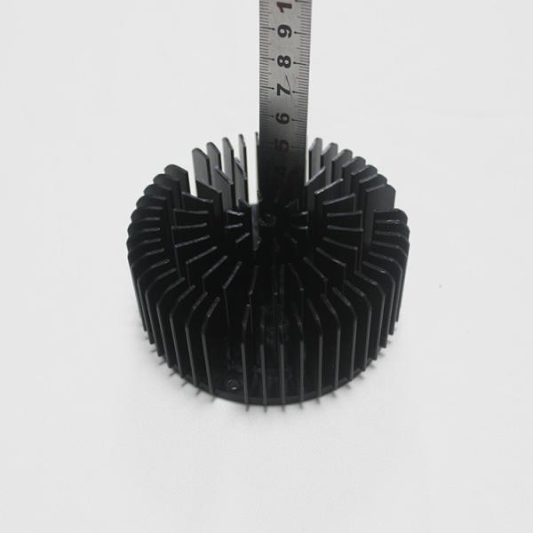 Aluminum Alloy Heat Sink With Cold Forging Craft 5.0mm Base Thickness