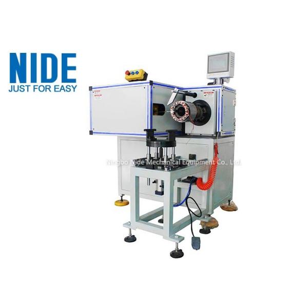 Horizontal structure stator winding lacing equipment for long stack length sator