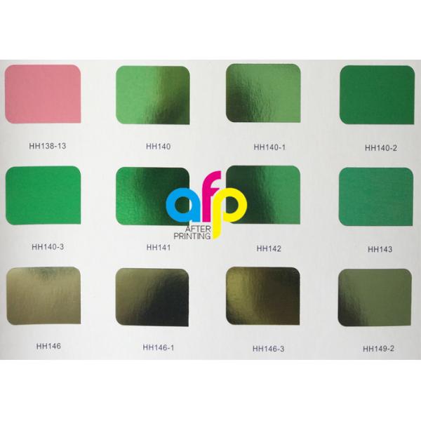 640mm * 120m Colorful Stamping Foils , Gold Stamping Foil For Soft / Hard Plastic