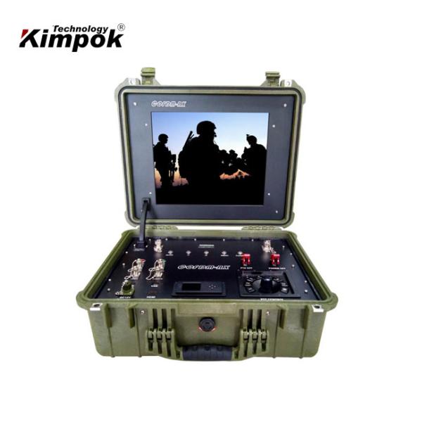 17 inch Monitor One Channel COFDM Wireless Video Receiver with High Definition AV Receiver and AES User-Defined Password