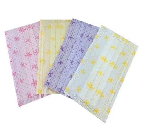 Hypoallergenic Kids Disposable Mask , Breathable Kids Hospital Mask Elastic Earloop