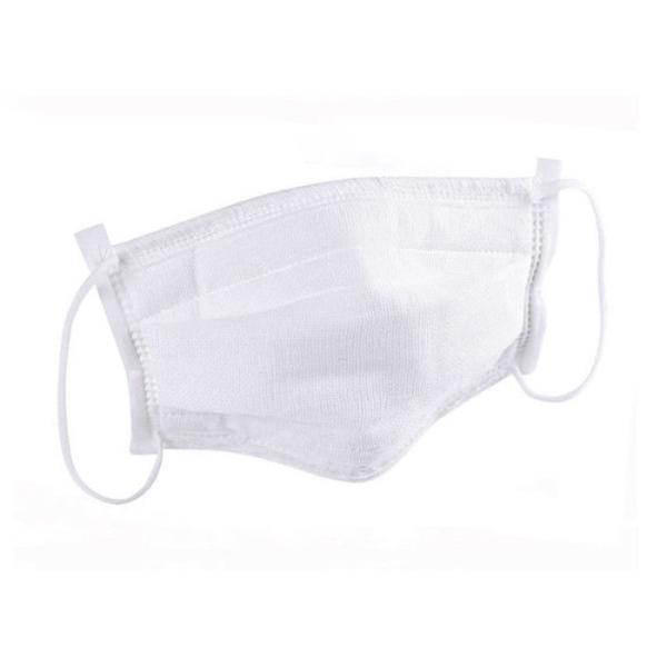 White Color Disposable Earloop Face Mask Superfine Fiber Material Anti Pollution