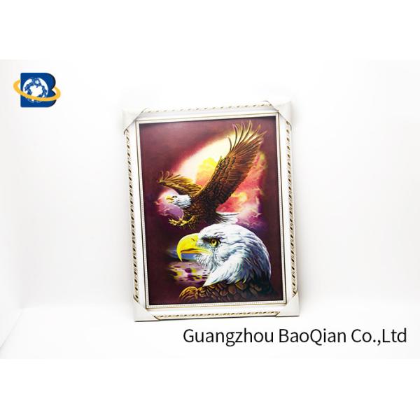 3D Gift PET 3D Lenticular Pictures Flips Photo Of Eagle Animal Support Printing Service