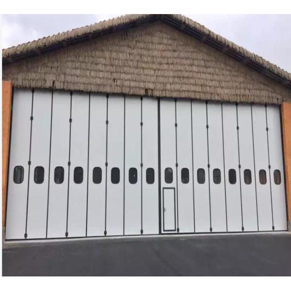 Wind Resistance Bi Fold Sliding Door Hidden Frame Edge Cover With Top Guide