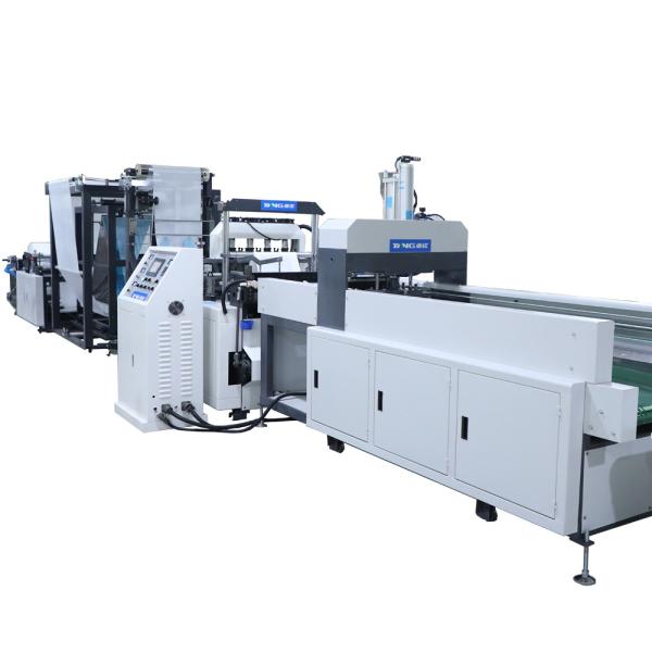 18KW 120pcs / min Non Woven Fabric Bag Making Machine For T Shirt