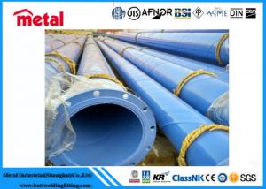  Seamless Epoxy Coated Ductile Iron Pipe , 3lpe Coating Thickness Coated Carbon Steel Pipe Manufactures