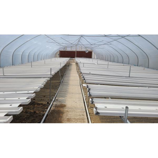 Greenhouse 200 micro PE Film Growing House Ventilated Serre Agricole Polytunnel Greenhouse