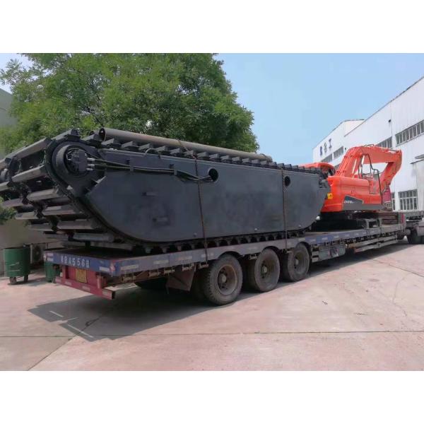 Wetland Amphibious Pontoon Multi Purpose Specical Equipments Construction Purpose