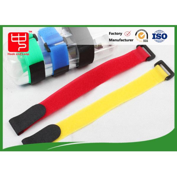 150 * 20mm Heavy Duty  , Velco Cable Ties With Buckle