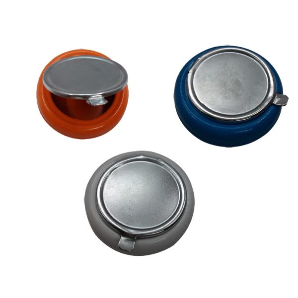 Round mini portable ashtray