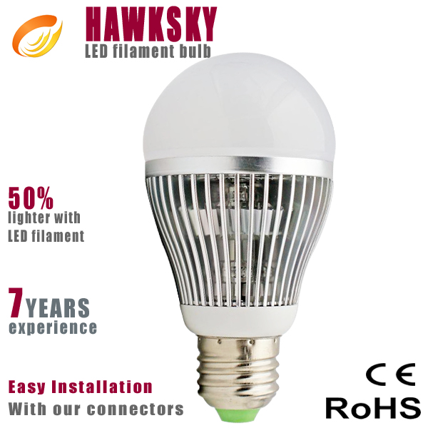 saving 80% money 50000hours smart 9w e27 led bulb lamp