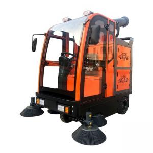  2200mm Road Brush Sweeper Cleaning Machine With High Pressure Water Gun Manufactures