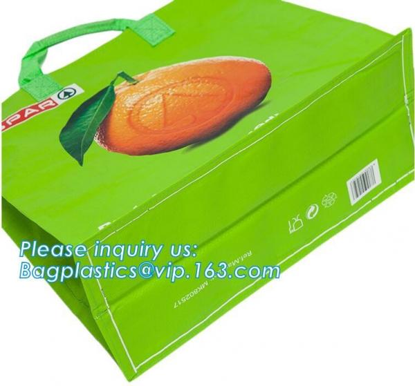 heat transfer printed pp woven fruit multifuction foldable tote shopping bags, eco woven fabric 60gsm-140gsm, optimizing
