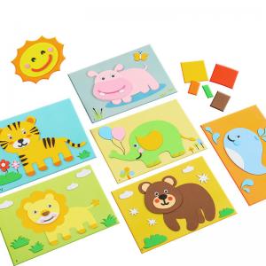 China 1.5mm Cute Waterproof Stickers 3D Foam Sticker For Kids Children on sale