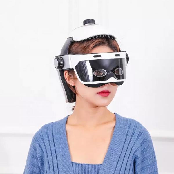 Rechargeable Wireless Eye Head Massager Human Nape Massage Relieve Scalp Massager Helmet