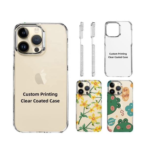 Coated Sublimation Transparent Phone Case Custom Clear Phone Case For Heat Transfer