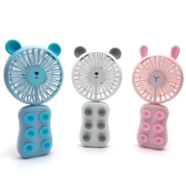 Handheld Night Light Foldable USB Charging Mini Fan