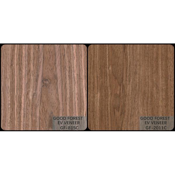 Engineered Wood Veneer EV Veneer Black Walnut Crown Cut Natural