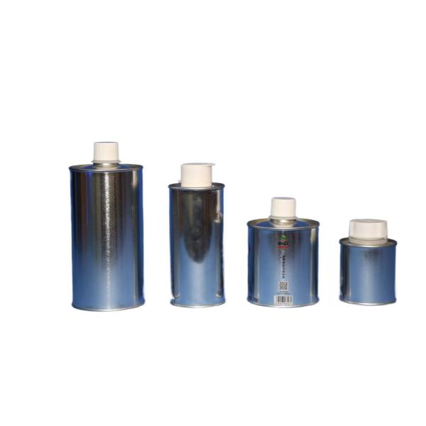 DADI 500ml Round Olive Oil Can Cold Press Oil Tinplate Containers Customized Printings