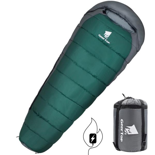 4 Season Electric Heated 1.52kg Polyester Sleeping Bag