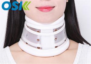 China Plastic Neck Injury Collar , Cervical Neck Brace Long - Term Usage CE Approved on sale