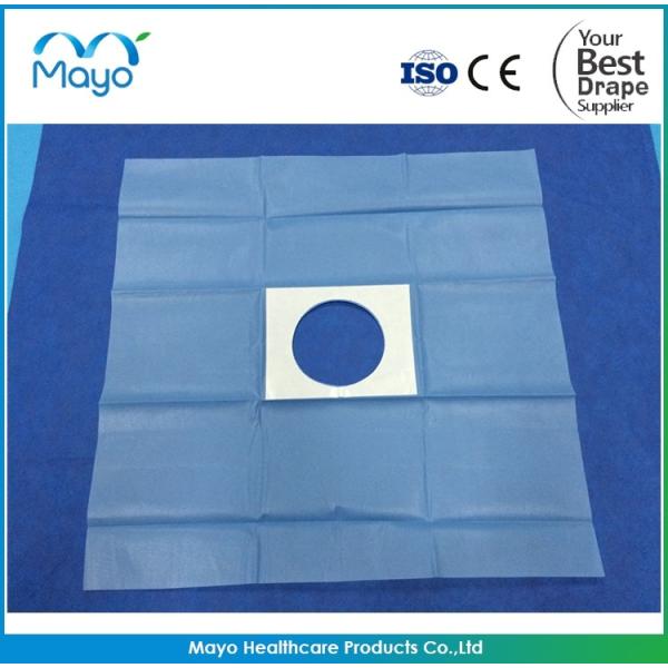 PP SMS Sterile Field Towel Drape Fenestrated Drape With Adhesive
