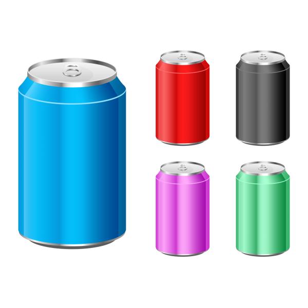 Empty Aluminum Can and Easy Open Lid 250ml for Beverage Packaging Energy