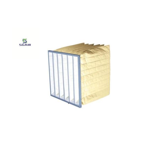 Disposable V Bank EN779 Synthetic Fiber Filter Medium Efficiency