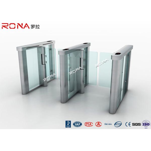 Waist Hight Speed Gate Turnstile Swing Barrier AC 220V 100W With Servo Motor