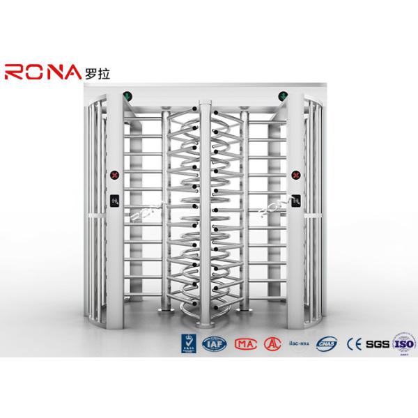 Bi - Directional Full Height Turnstile Revolving Metal Passage Access Control
