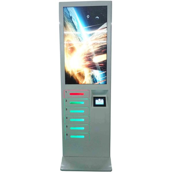 Wifi Public Cell Phone Charging Station High Resolution Screen Lockable