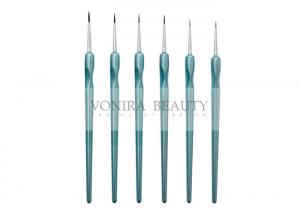  6pcs UV Gel Acrylic Nail Art Brush Drawing Pen Builder Painting Pen Design Nail Art Tools Manufactures