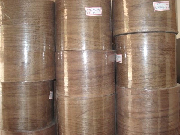 0.5mm Walnut Veneer roll with paper backed for furniture Usage