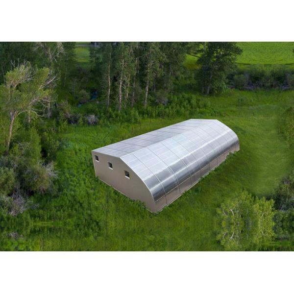 Large Prefab Steel House Carport Shed Shelter Green House With Solar Panel