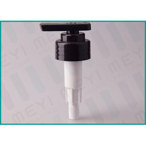 Smooth Black Lotion Pump Dispenser , Plastic Soap Dispenser Pump Replacement 