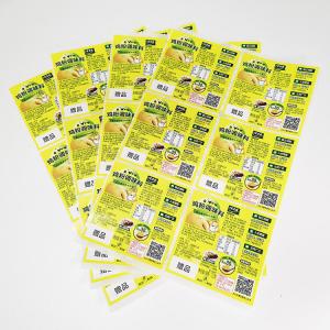  Avery Paper Food Adhesive Labels Seasoning CMYK Food Product Labels Manufactures