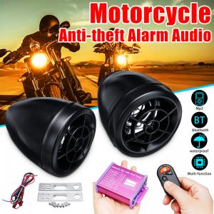  Bluetooth 30M Motorcycle MP3 Player 20Hz-20KHz Waterproof Alarm Speakers Manufactures