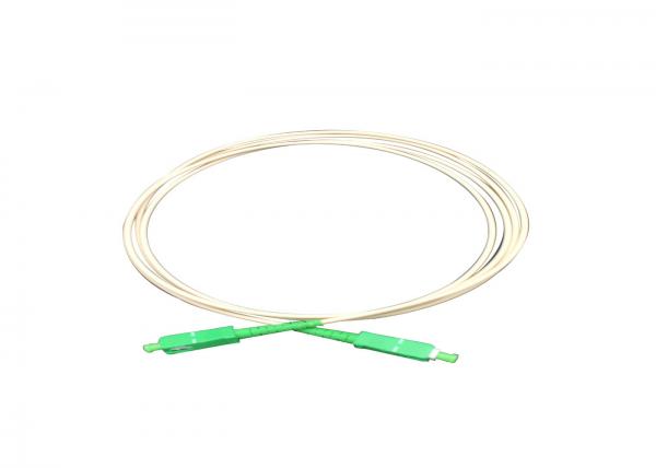 Quality PVC Jacket SC to SC Single Mode Simplex Fiber Optic Cable Patch Cord for sale