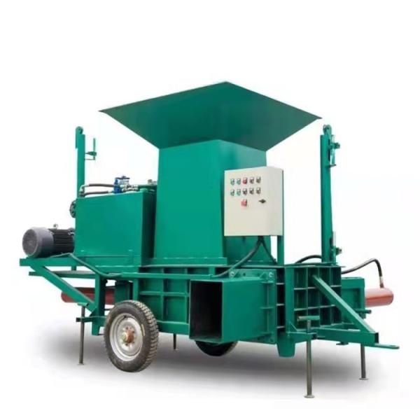 Tongda Round Baler Machine New 15KW Straw Baler with Water Cooled Hydraulic Oil